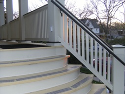 Custom curved stair